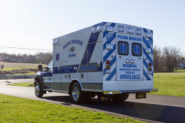 2016 Braun Express Plus Type I ambulance - Ford F450 4x4 - driver rear