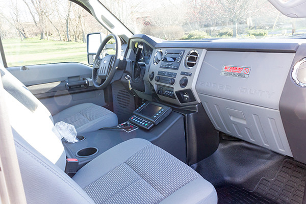 2016 Braun Express Plus Type I ambulance - Ford F450 4x4 - cab interior