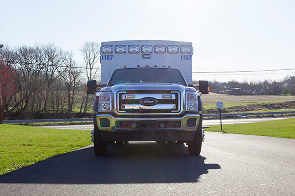 2016 Braun Express Plus Type I ambulance - Ford F450 4x4 - front