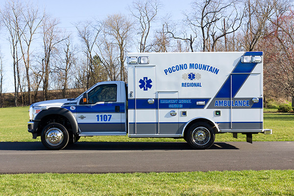 2016 Braun Express Plus Type I ambulance - Ford F450 4x4 - driver side