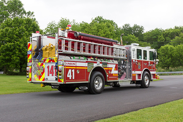 2016 Pierce Enforcer - pumper fire engine - passenger rear