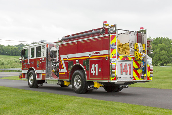 2016 Pierce Enforcer - pumper fire engine - driver rear