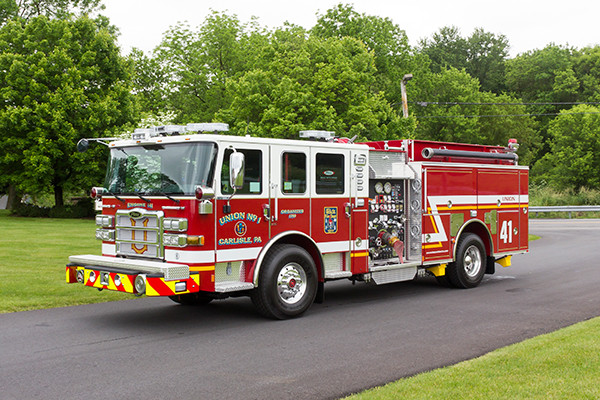 2016 Pierce Enforcer - pumper fire engine - driver front