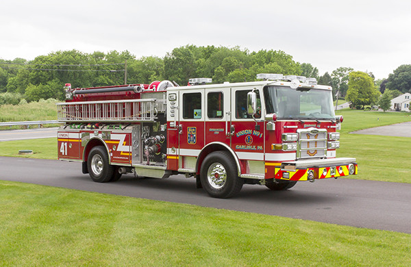 2016 Pierce Enforcer - pumper fire engine - passenger front