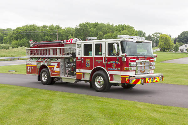 2016 Pierce Enforcer - pumper fire engine - passenger front