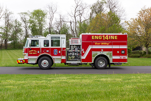 2016 Pierce Arrow XT custom pumper - fire engine - driver side