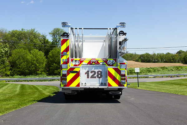 2016 Pierce Enforcer - pumper fire engine - rear