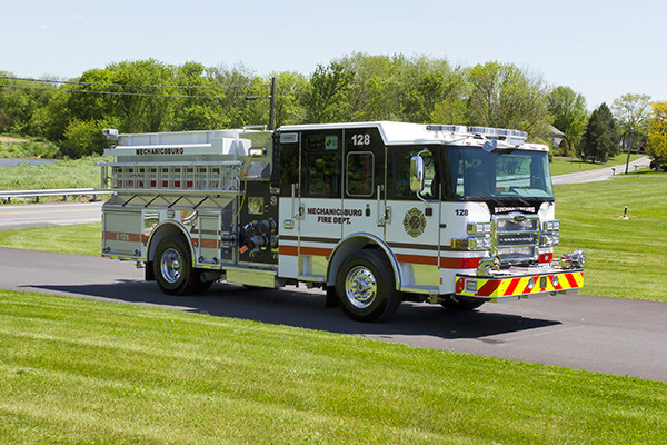 2016 Pierce Enforcer - pumper fire engine - passenger front