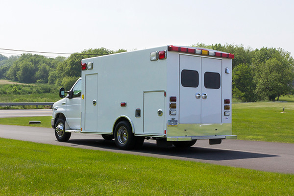 2016 Type I ambulance remount - Braun ambulance - driver rear