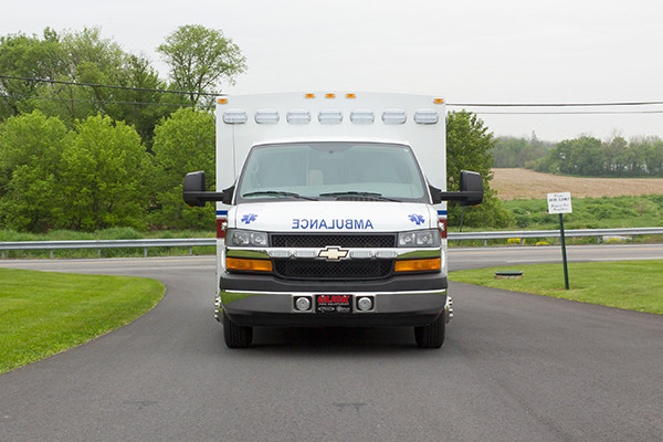 Braun Chief XL Type III ambulance - Huntingdon Ambulance Authority - front