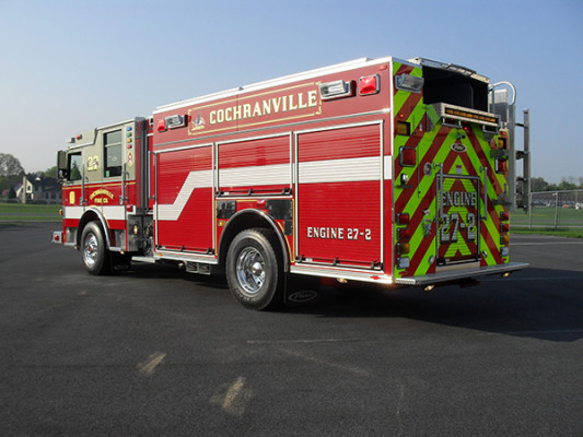 2010 Pierce Arrow XT - PUC rescue pumper - driver rear