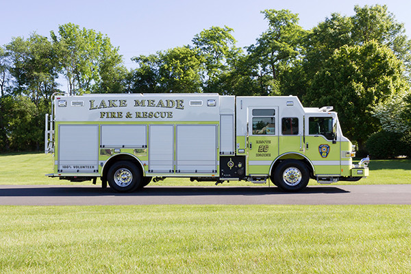 2016 Pierce Impel - PUC rescue pumper - passenger side