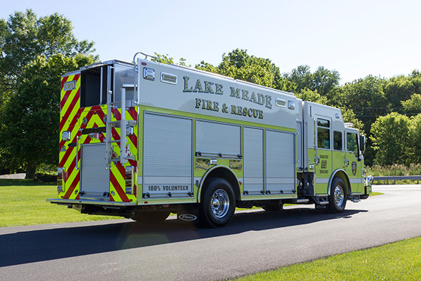 2016 Pierce Impel - PUC rescue pumper - passenger rear