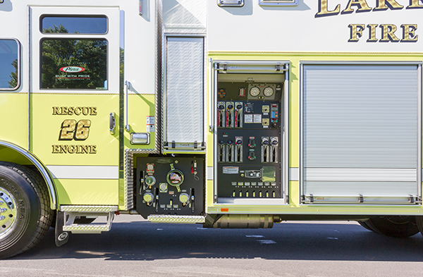 2016 Pierce Impel - PUC rescue pumper - pump and control panel