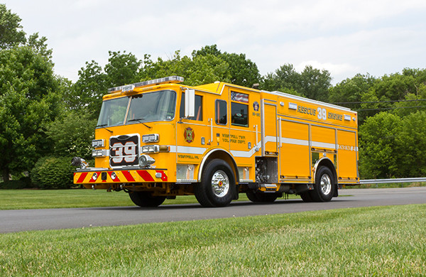 2016 Pierce Arrow XT PUC pumper - rescue engine - driver front