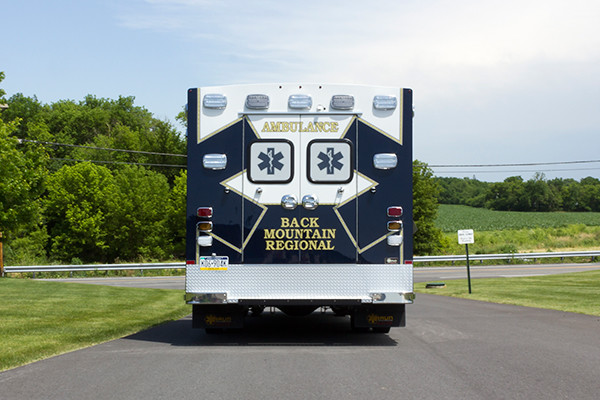 2015 Braun Liberty Type I ambulance - Ford F-450 4x4 - rear