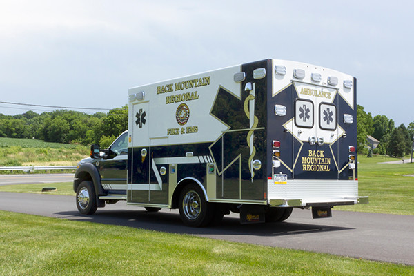 2015 Braun Liberty Type I ambulance - Ford F-450 4x4 - driver rear