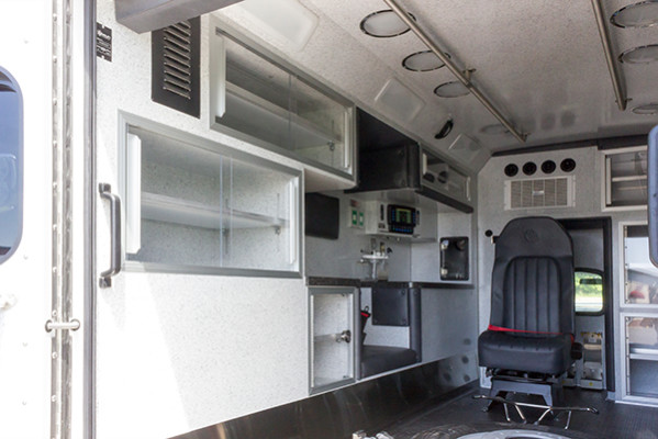 2015 Braun Liberty Type I ambulance - Ford F-450 4x4 - rear interior driver side