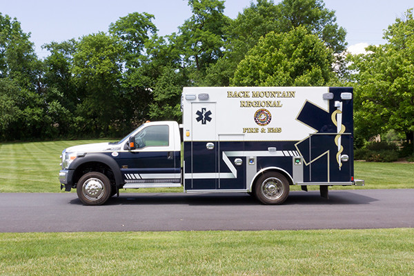 2015 Braun Liberty Type I ambulance - Ford F-450 4x4 - driver side