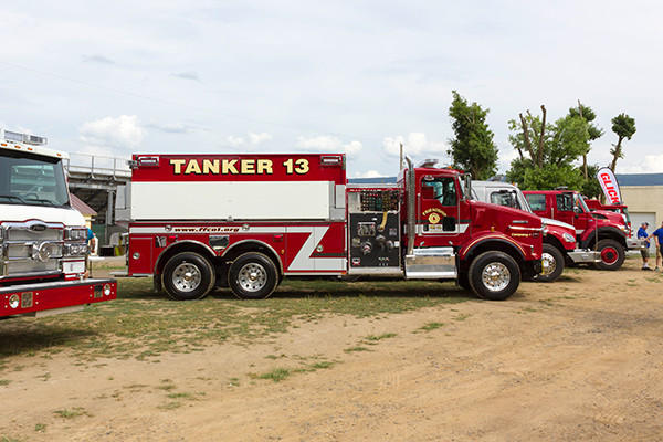 2016 Pierce Kenworth - commercial dry side tanker fire truck - passenger