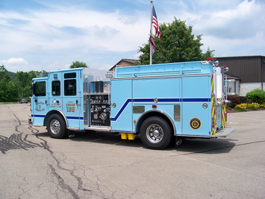 2016 Pierce Enforcer - fire engine pumper - driver rear