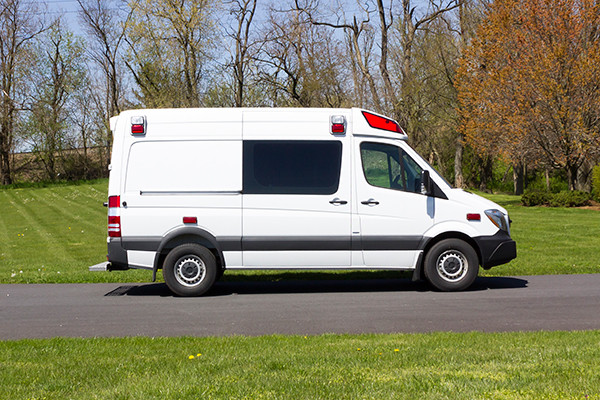 2016 Demers Type II ambulance - Mercedes Sprinter - passenger side