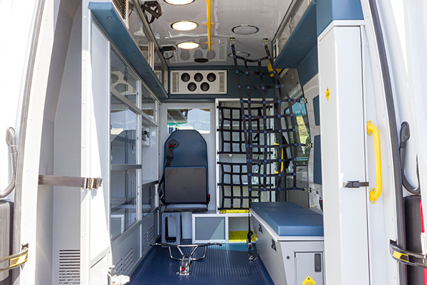 2016 Demers Type II ambulance - Mercedes Sprinter - rear interior