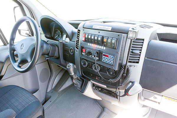 2016 Demers Type II ambulance - Mercedes Sprinter - cab interior