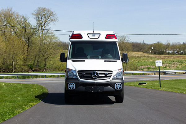 2016 Demers Type II ambulance - Mercedes Sprinter - front