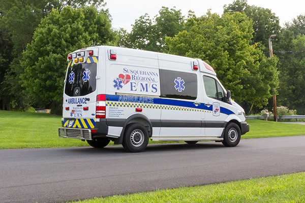 2016 Demers Mirage EXE Type II ambulance - Mercedes Sprinter - passenger rear