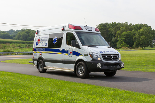 2016 Demers Mirage EXE Type II ambulance - Mercedes Sprinter - passenger front