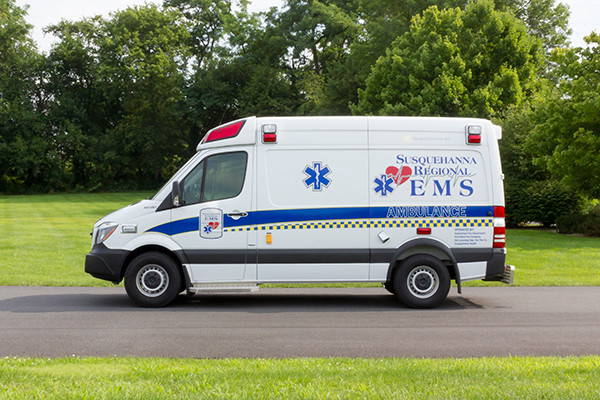 2016 Demers Mirage EXE Type II ambulance - Mercedes Sprinter - driver side