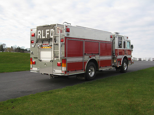 2009 Pierce Arrow XT - PUC rescue pumper fire engine - passenger rear