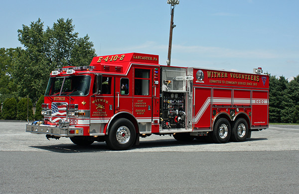 2010 Pierce Arrow XT pumper tanker - fire truck - driver front