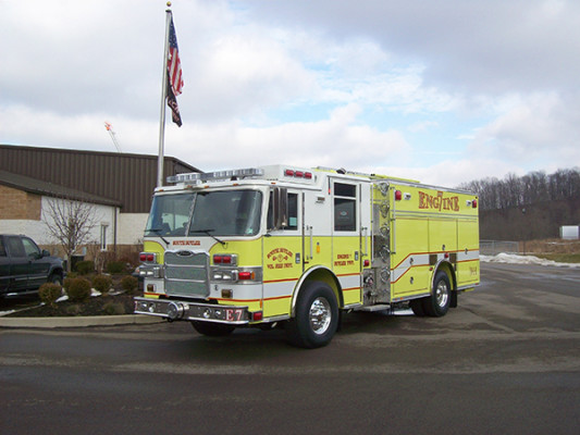 2009 Pierce Arrow XT PUC rescue pumper - fire engine - driver side front