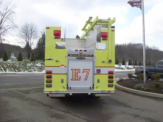 2009 Pierce Arrow XT PUC rescue pumper - fire engine - rear hosebed