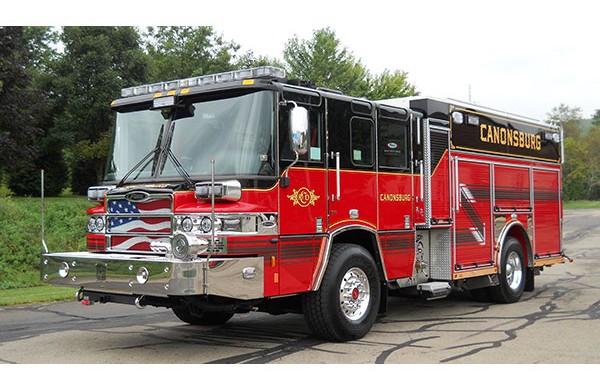 driver front view 2016 Pierce Quantum PUC pumper