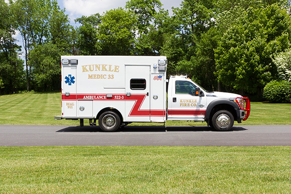 new 2016 Braun ambulance - type I ambulance - passenger side