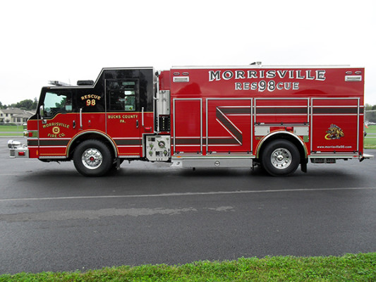 2009 Pierce Velocity PUC rescue pumper - rescue fire engine - driver side