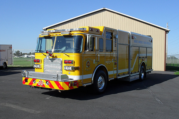 2009 Pierce Arrow XT heavy duty rescue pumper - new rescue fire engine - driver front