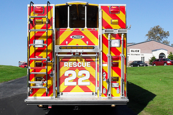 2009 Pierce Arrow XT heavy duty rescue pumper - new rescue fire engine - rear