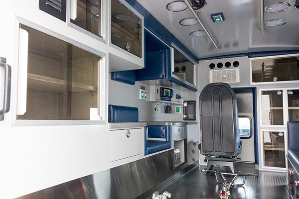 2016 Braun Chief XL - Type I ambulance - module interior driver side