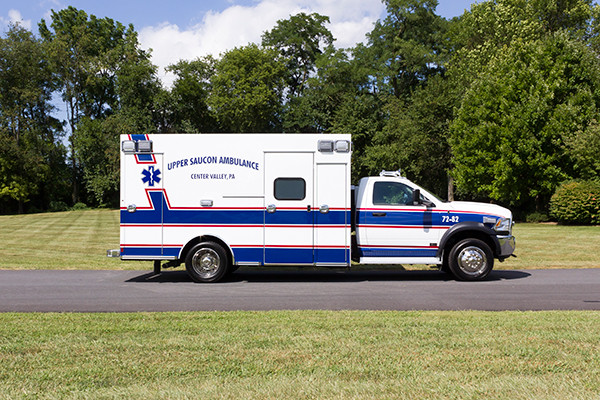 2016 Braun Chief XL - Type I ambulance - passenger side