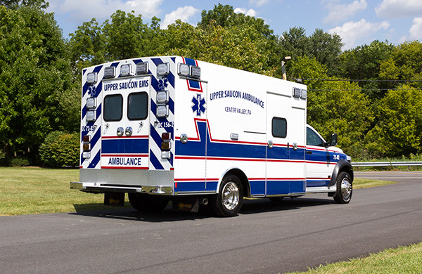 2016 Braun Chief XL - Type I ambulance - passenger rear