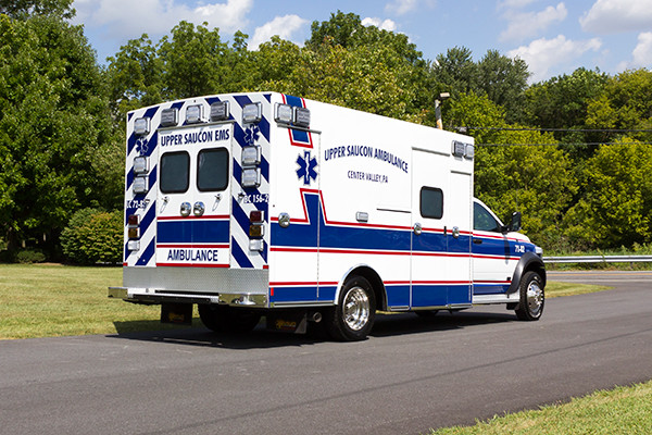 2016 Braun Chief XL - Type I ambulance - passenger rear