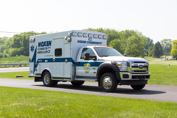 2016 Braun Express Plus - Type I ambulance - passenger front