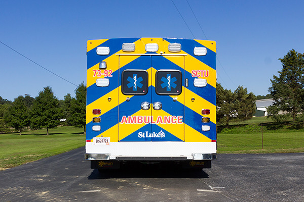 2016 Braun custom ambulance - Chief XL Type III ambulance - rear