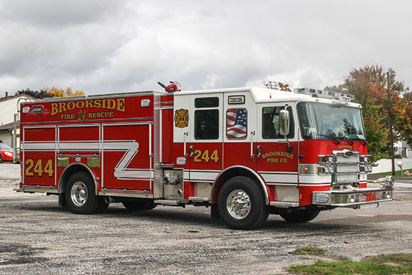 2016 Pierce Enforcer - PUC rescue pumper fire engine - passenger front