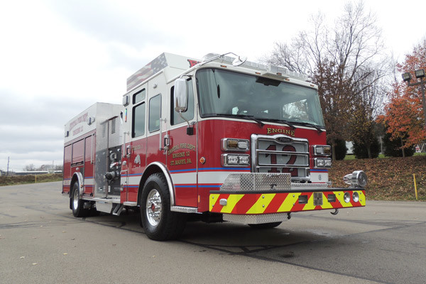 new rescue fire engine sales - 2016 Pierce Enforcer - passenger front