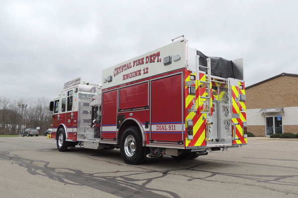 new rescue fire engine sales - 2016 Pierce Enforcer - driver rear